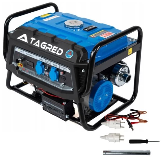 Генератор бензиновий TAGRED 1 фаза (220В), 3кВт, (TA3500GKX)